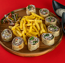 Mix Shawarma Meal (Meat-Chicken)